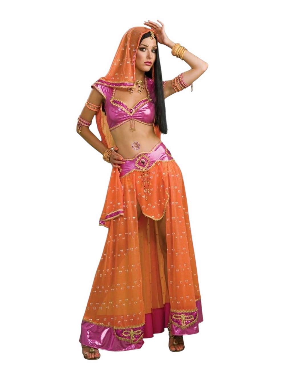 NWT womens Secret Wishes Sexy Bollywood Dancer Costume Halloween XS